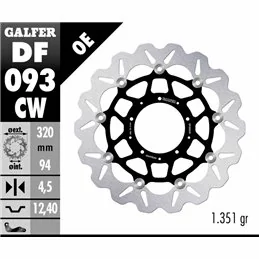 Galfer DF093CW Brake Disc Wave Floating