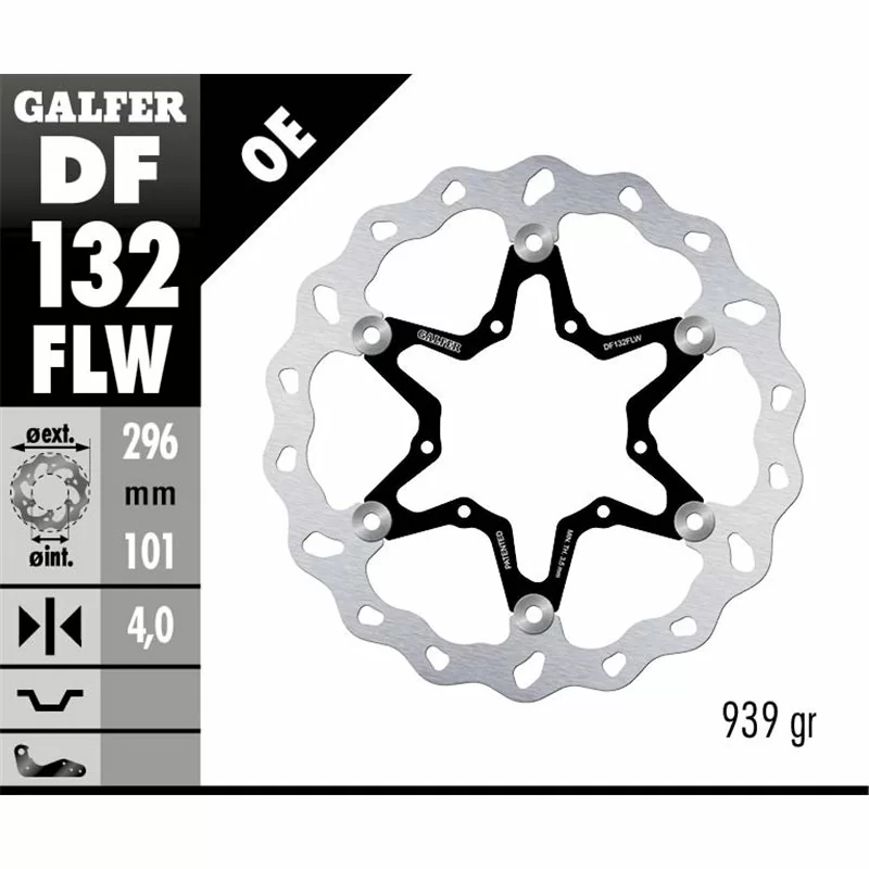 Galfer DF132FLW Bremsscheibe Wave