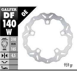 Galfer DF140W Disque De Frein Wave Fixe