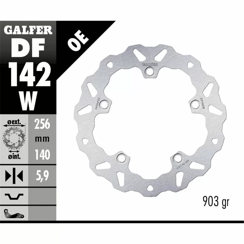 Galfer DF142W Brake Disco Wave Fixed