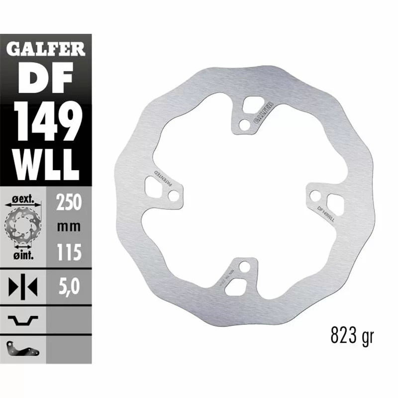 Galfer DF149WLL Disco De Frebo Wave Fijo