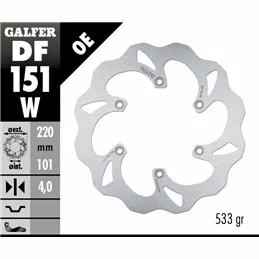 Galfer DF151W Brake Disco Wave Fixed