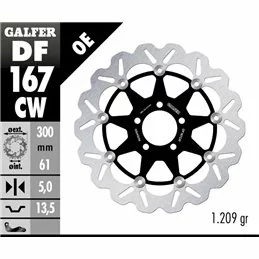 Galfer DF167CW Brake Disc Wave Floating