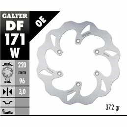 Galfer DF171W Bremsscheibe Wave Fixiert