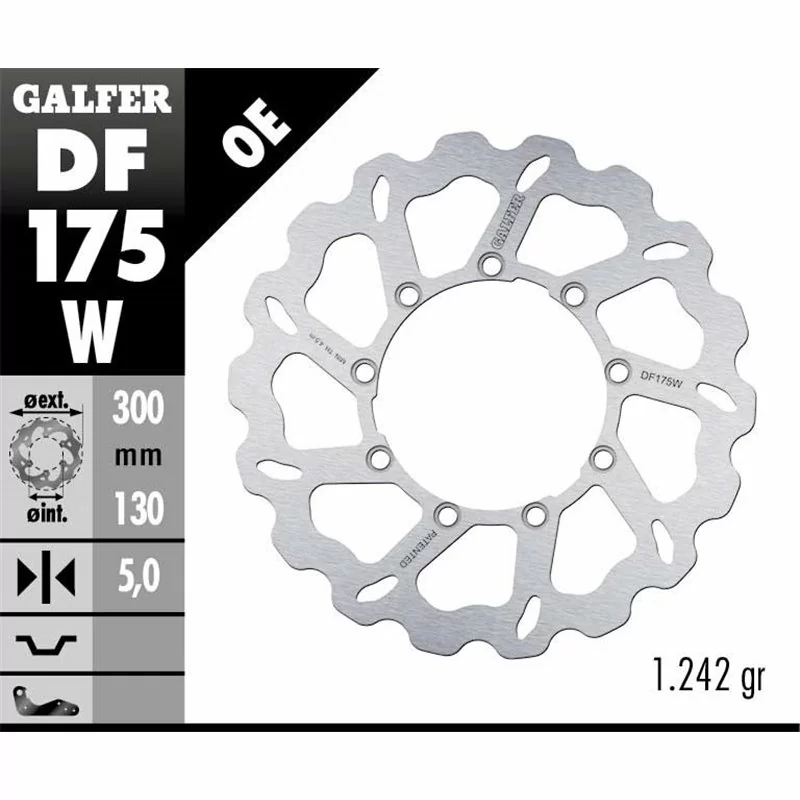 Galfer DF175W Disco De Frebo Wave Fijo