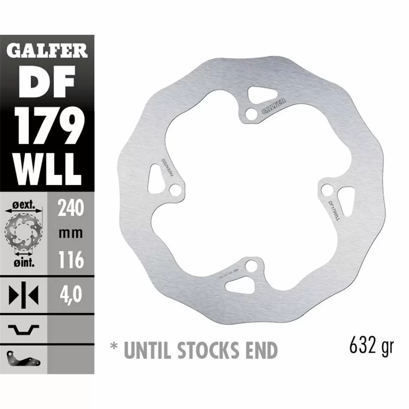 Galfer DF179WLL Brake Disco Wave Fixed