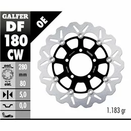 Galfer DF180CW Brake Disc Wave Floating