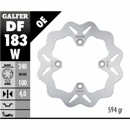 Galfer DF183W Bremsscheibe Wave Fixiert