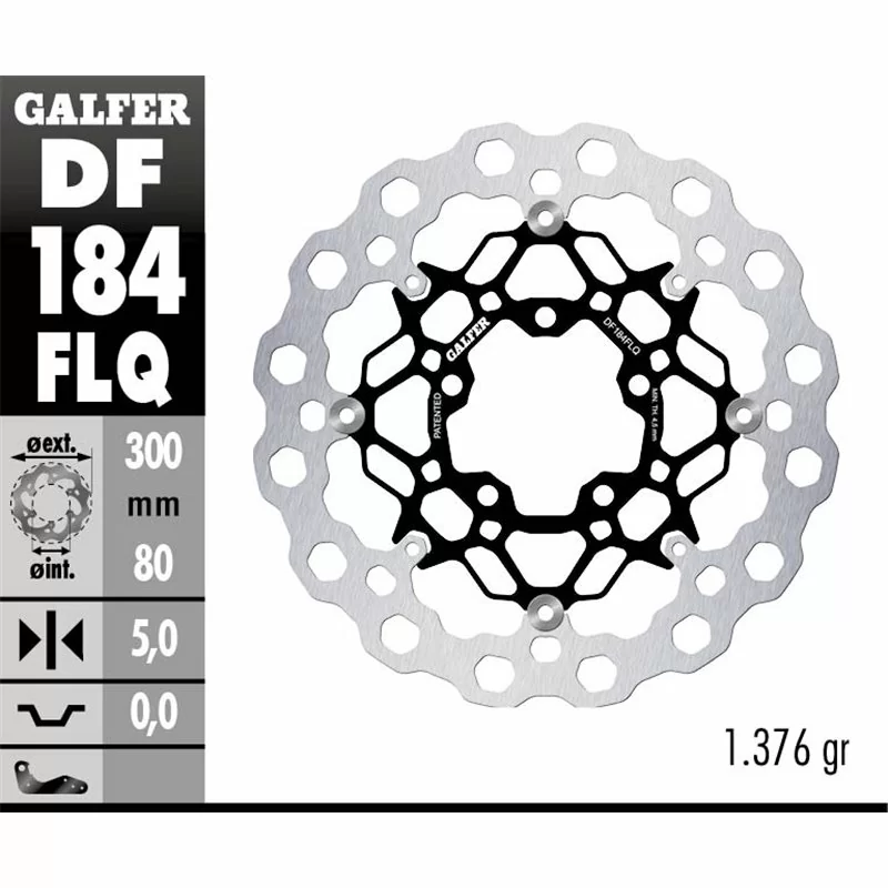 Galfer DF184FLQ Brake Disc Wave Floating