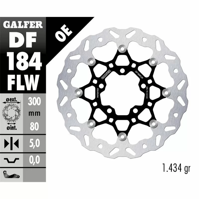 Galfer DF184FLW Disco de Freno Wave Flotante