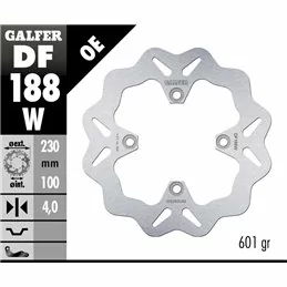 Galfer DF188W Disque De Frein Wave Fixe