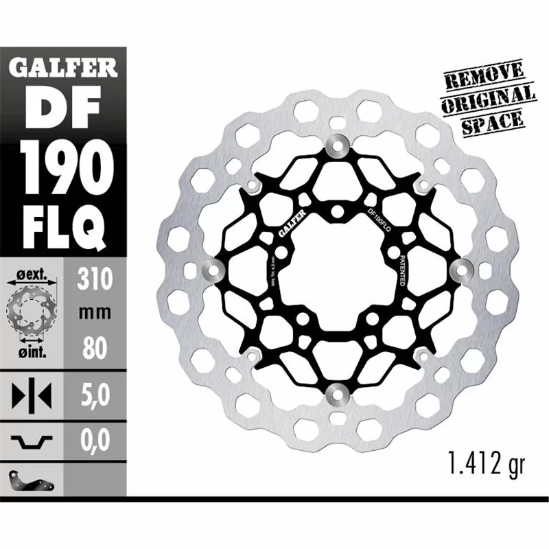 Galfer DF190FLQ Disco de Freno Wave Flotante