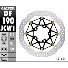 Galfer DF190JCW1G03 Disque De Frein Wave Floatech