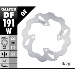 Galfer DF191W Bremsscheibe Wave Fixiert