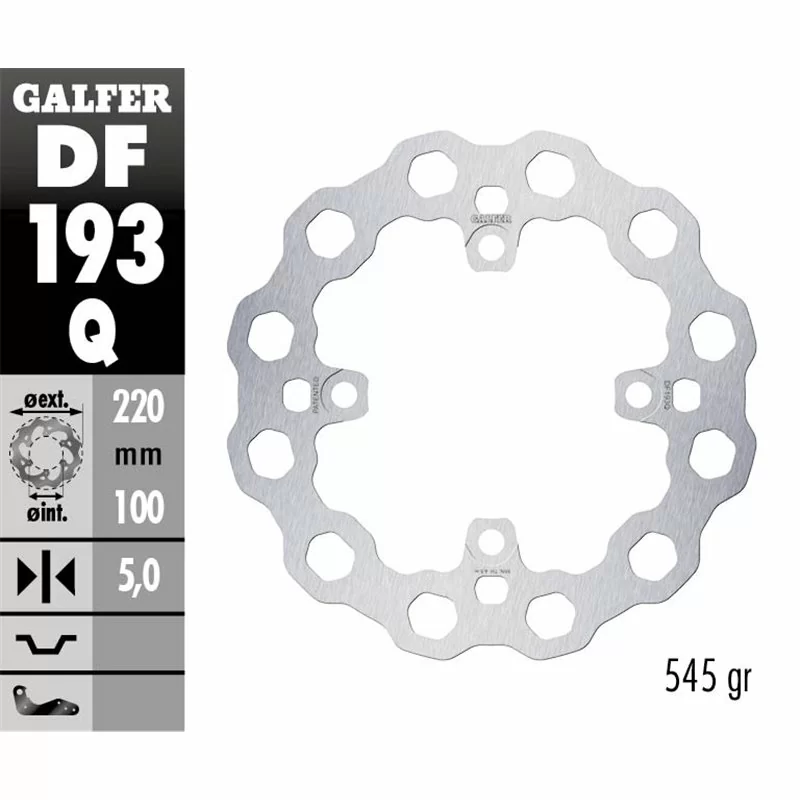 Galfer DF193Q Bremsscheibe Wave Fixiert