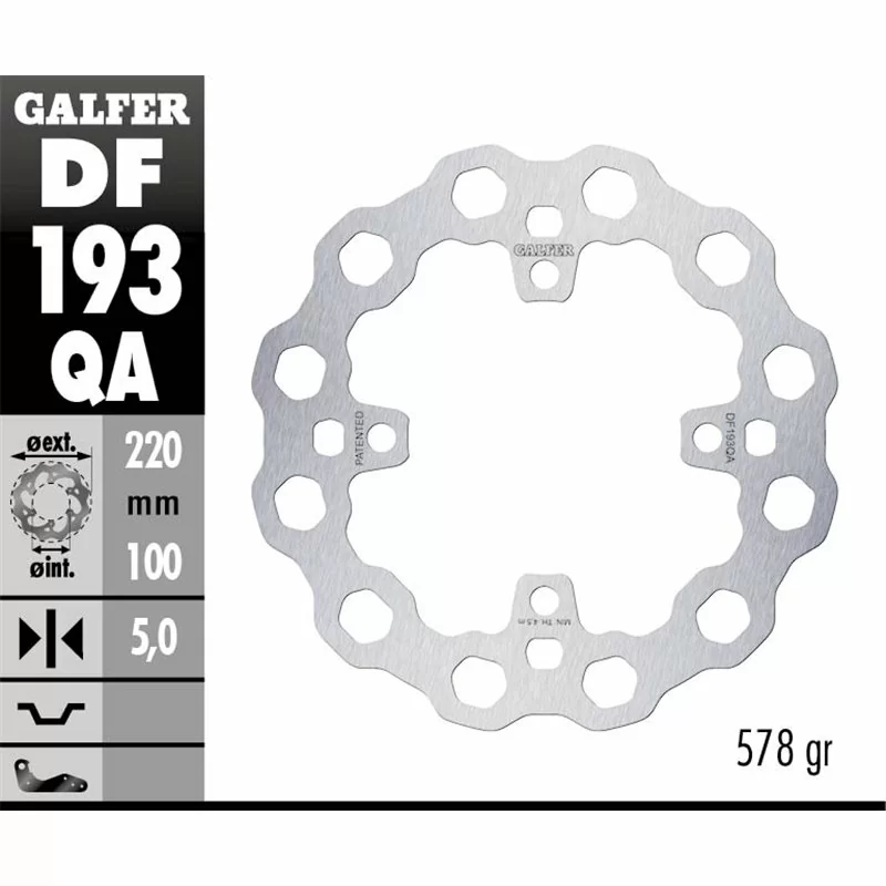 Galfer DF193QA Brake Disco Wave Fixed