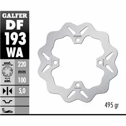 Galfer DF193WA Bremsscheibe Wave Fixiert