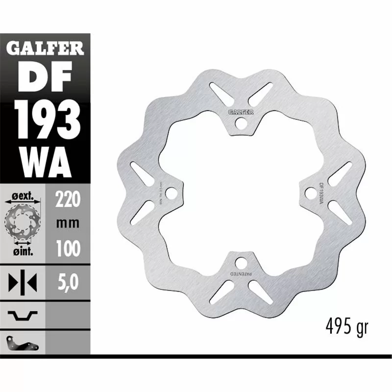 Galfer DF193WA Disco Freno Wave Fisso