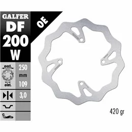 Galfer DF200W Brake Disco Wave Fixed