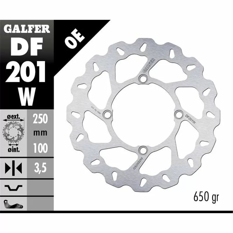 Galfer DF201W Disco De Frebo Wave Fijo