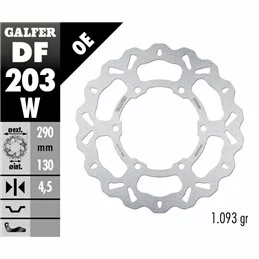 Galfer DF203W Brake Disco Wave Fixed