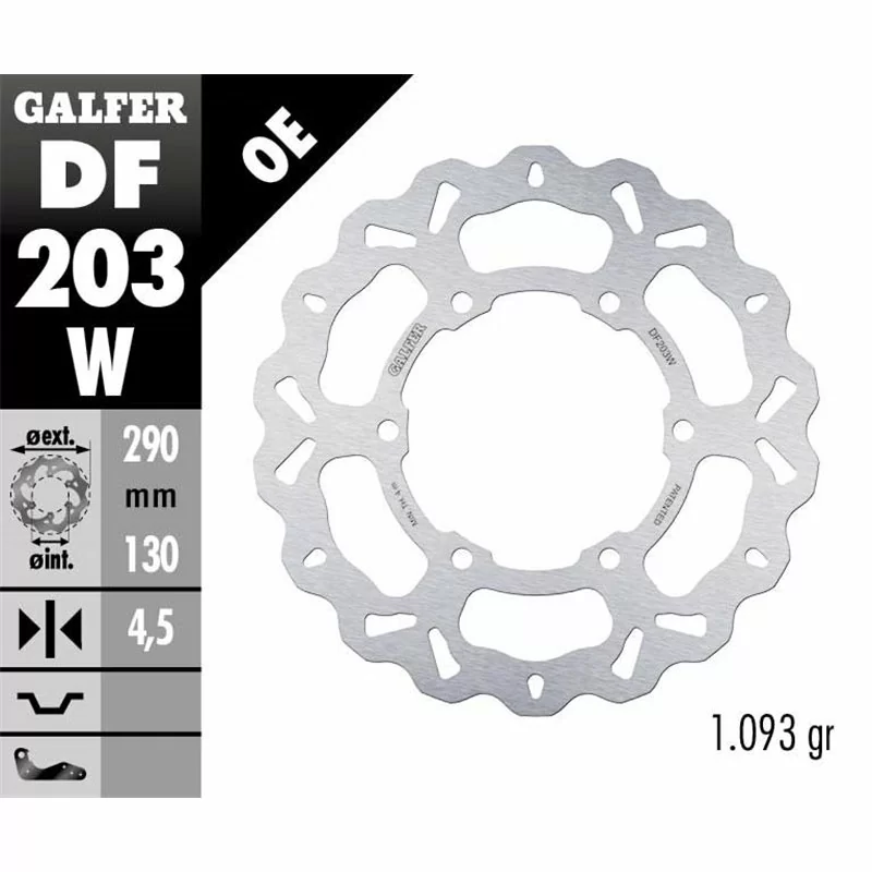 Galfer DF203W Disco Freno Wave Fisso
