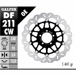 Galfer DF211CW Brake Disc Wave Floating