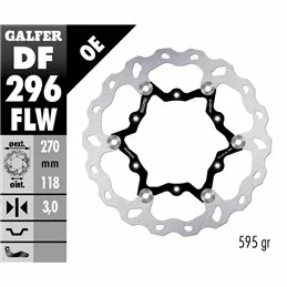 Galfer DF296FLW Bremsscheibe Wave Schwimmend