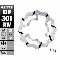 Galfer DF301RW Bremsscheibe Wave Fixiert