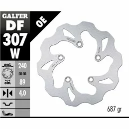 Galfer DF307W Brake Disco Wave Fixed