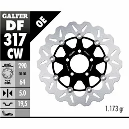 Galfer DF317CW Brake Disc Wave Floating