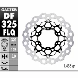 Galfer DF325FLQ Brake Disc Wave Floating