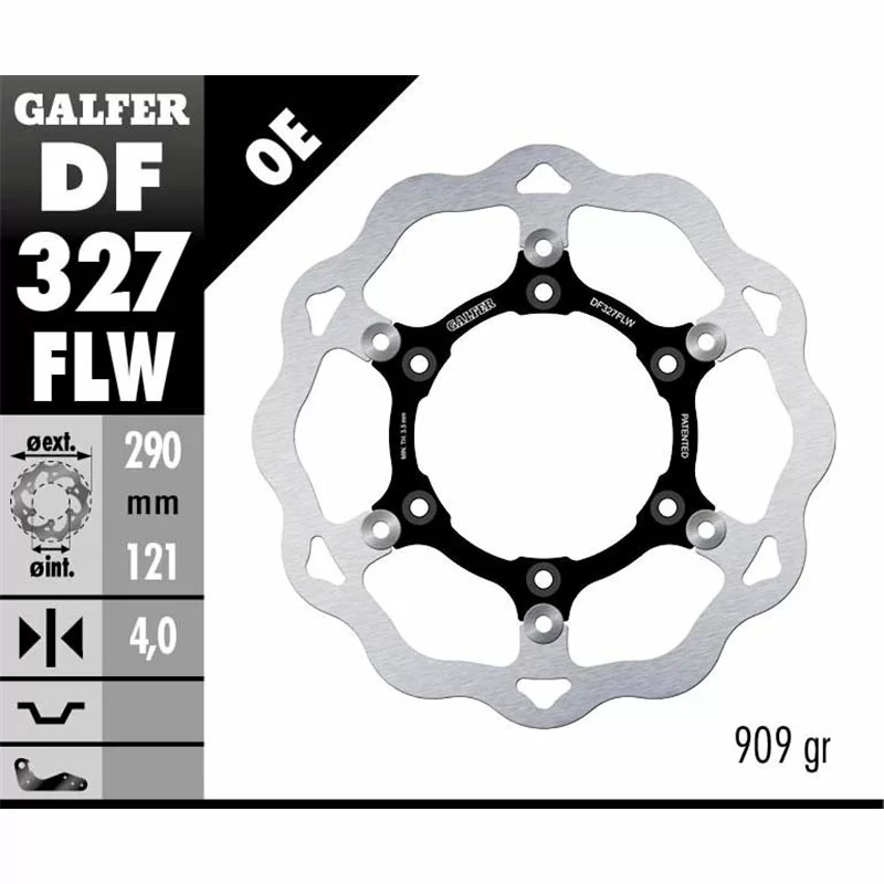 Galfer DF327FLW Disco Freno Wave Flottante