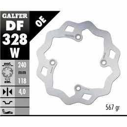 Galfer DF328W Brake Disco Wave Fixed