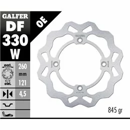 Galfer DF330W Bremsscheibe Wave Fixiert