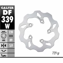 Galfer DF339W Disque De Frein Wave Fixe