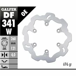 Galfer DF341W Brake Disco Wave Fixed