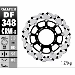 Galfer DF348CRWD Brake Disc Wave Floating