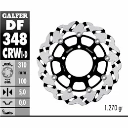 Galfer DF348CRWI Brake Disc Wave Floating