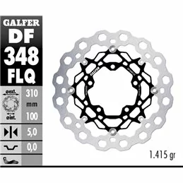 Galfer DF348FLQ Brake Disc Wave Floating