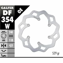 Galfer DF354W Disque De Frein Wave Fixe