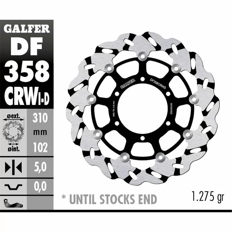 Galfer DF358CRWD Disco Freno Wave Flottante