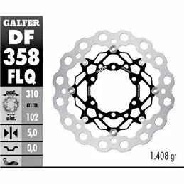 Galfer DF358FLQ Brake Disc Wave Floating