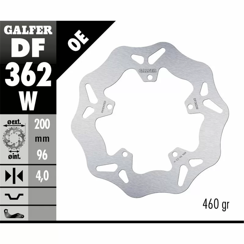 Galfer DF362W Disco Freno Wave Fisso