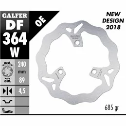 Galfer DF364W Disco Freno Wave Fisso