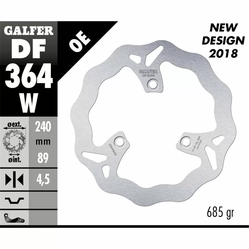 Galfer DF364W Disco De Frebo Wave Fijo