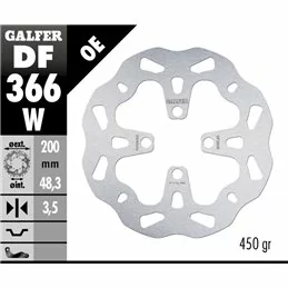 Galfer DF366W Disco De Frebo Wave Fijo