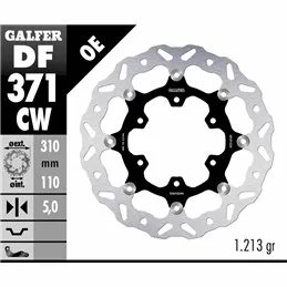 Galfer DF371CW Bremsscheibe Wave Schwimmend