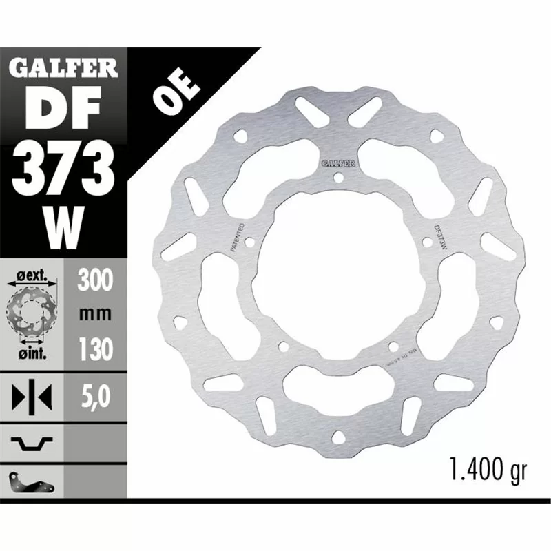 Galfer DF373W Bremsscheibe Wave Fixiert