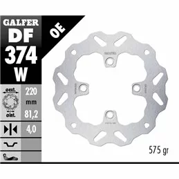 Galfer DF374W Bremsscheibe Wave Fixiert